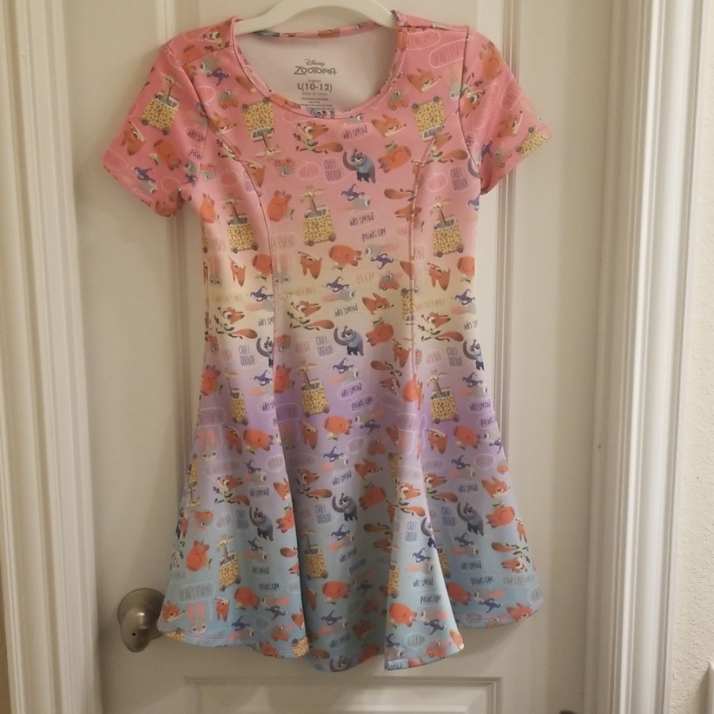 Girls skater dress Dusney zootopia